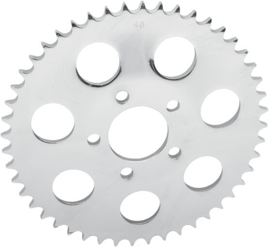 Steel 530 Conversion Sprocket 49T Dish Chrome 0.23" Offset