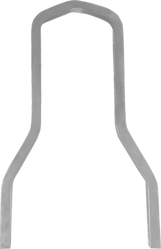 Drag Specialties Square Sissy Bar Chrome 10" H x 8.25" W For Harley Sportster