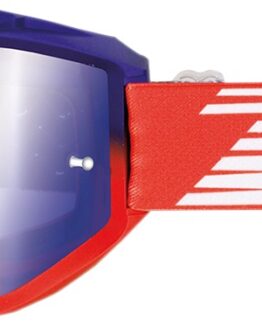 3450 Blue / Red Riot OTG Goggles - Dual Mirrored Lens