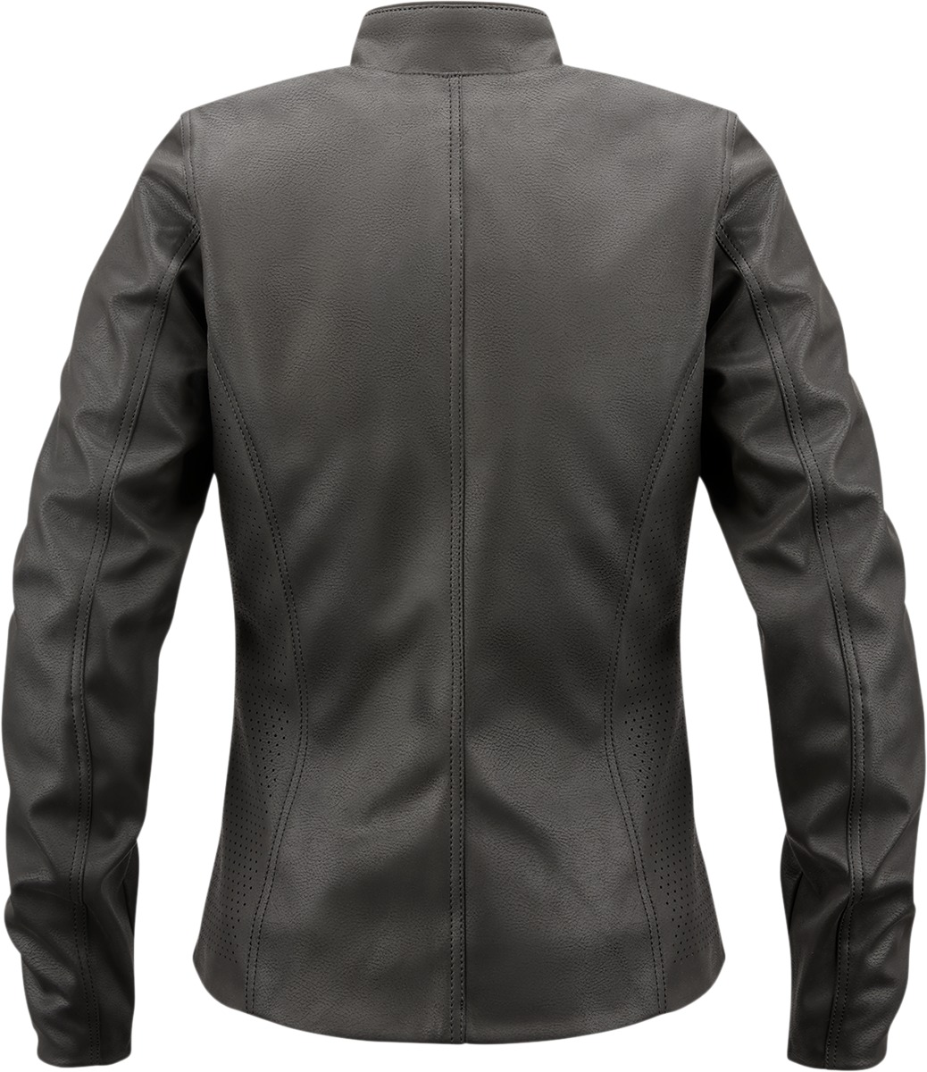 ICON Women's Tuscadero2 Jacket Black XS - Image 4