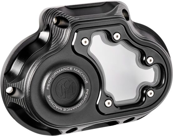 Performance Machine Vision Clutch Cover Black Ops For M8 Softail