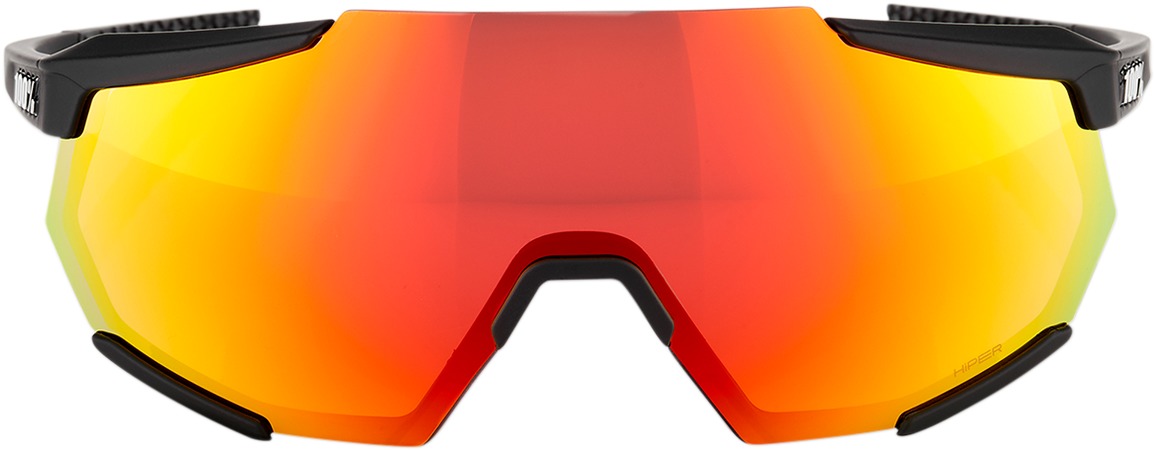 Racetrap Sunglasses Black w/ Red Mirror Lens - Image 3
