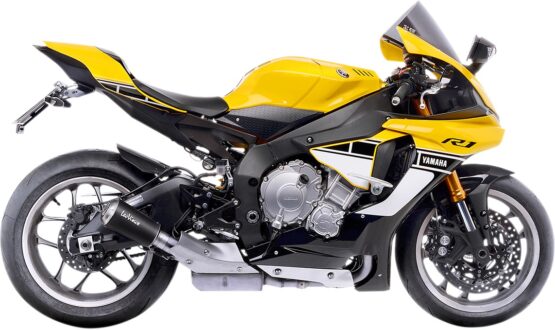 LeoVince LV-10 Black Edition Slip-On Muffler Matte Black For Yamaha YZF-R1/M
