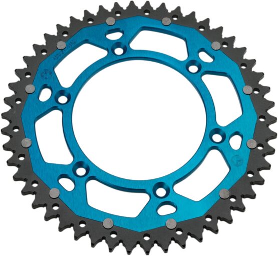 2-Piece 520 Rear Sprocket 51T Blue