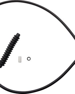 Drag Specialties Black Vinyl Clutch Cable 48in For Harley-Davidson