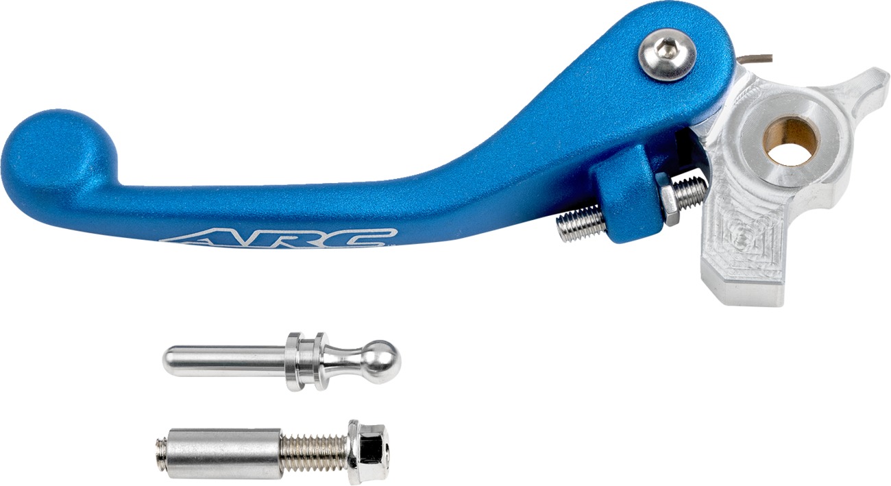 ARC Shorty Forged Folding Clutch Lever Blue For Kawasaki KX250 KX450 - Image 3