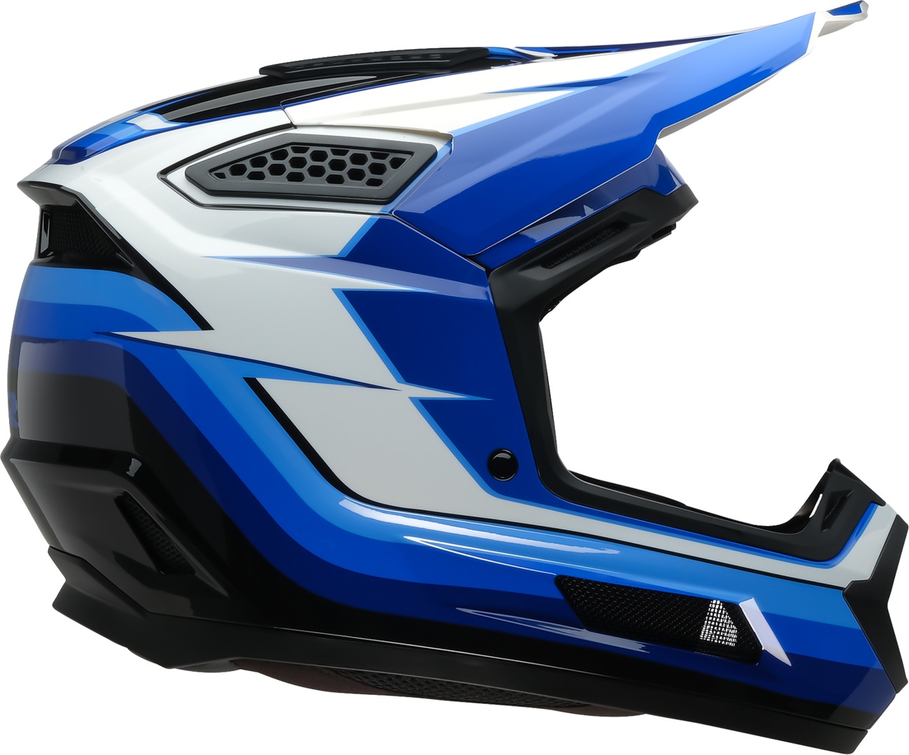 Z1R Dirt Maxx Vortex Helmet Blue/White XS - Image 3