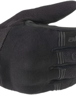 Copper Motorcycle Gloves Black Medium