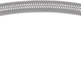 21" AN -6 Flare Universal Braided Stainless Steel Oil Line