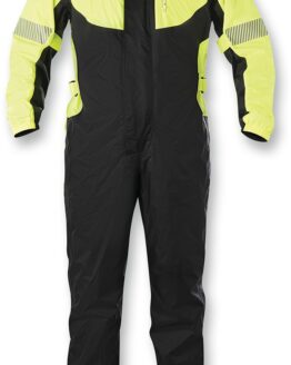 Hurricane One-Piece Rain Suit Black/Yellow US S