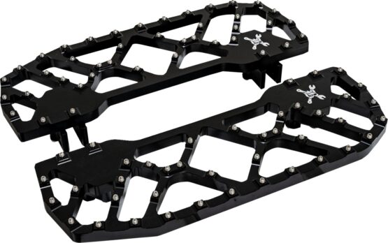 Burly Brand MX-Evolution Floorboards Black For Harley-Davidson Models