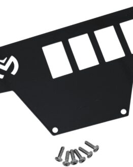 Moose Dashplate Left Black 4-Switch Large Fits 15-19 Polaris RZR 900/1000