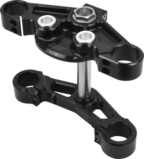 Hawg Halters Dominator Track Style Triple Tree Black 49mm For Harley FL Touring - Image 3