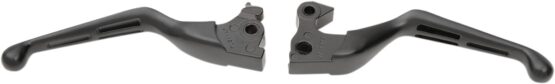 Drag Specialties Slotted Wide Blade Lever Set Black Harley XL Models