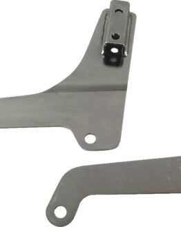 Drag Specialties Chrome Sissy Bar Side Plates For Harley-Davidson Softail