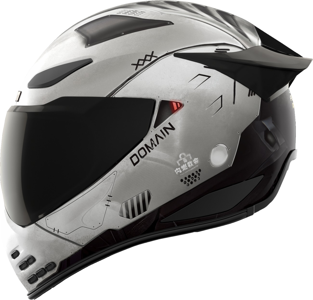 ICON Domain Future Proof Helmet Gray 2XL - Image 4