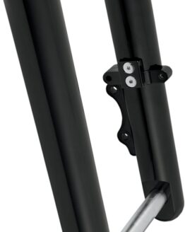 Arlen Ness Black Hot Leg Smooth Fork Legs for Dual Disc