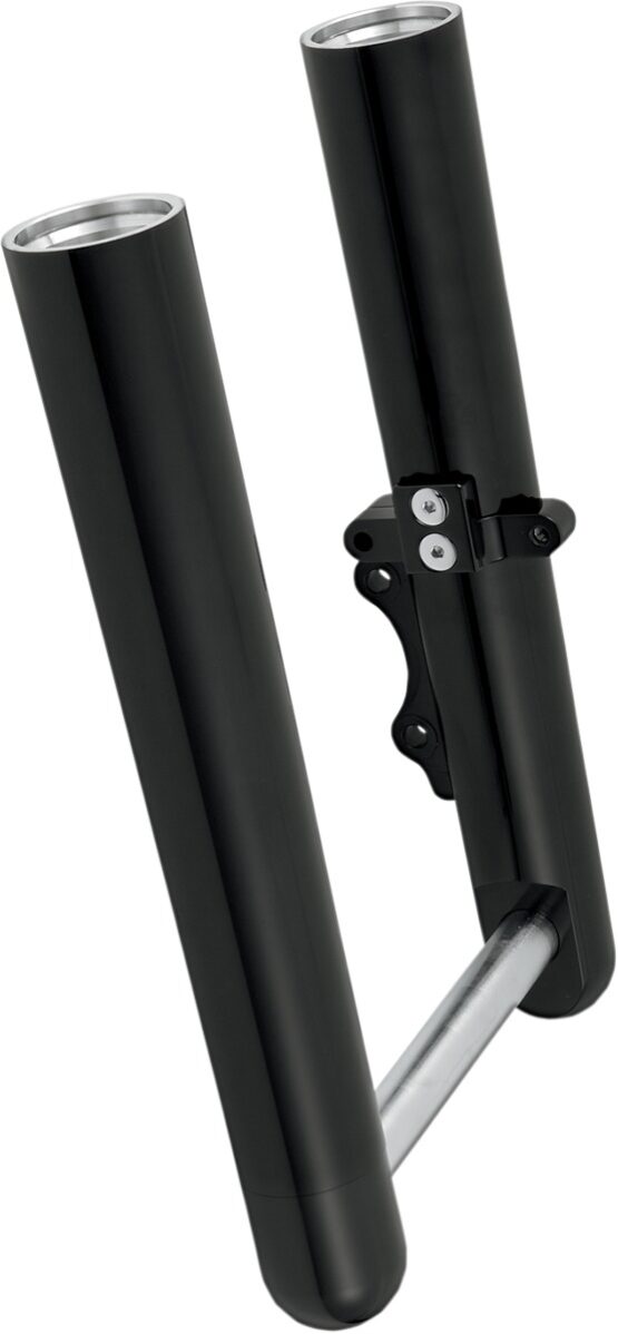 Arlen Ness Black Hot Leg Smooth Fork Legs for Dual Disc