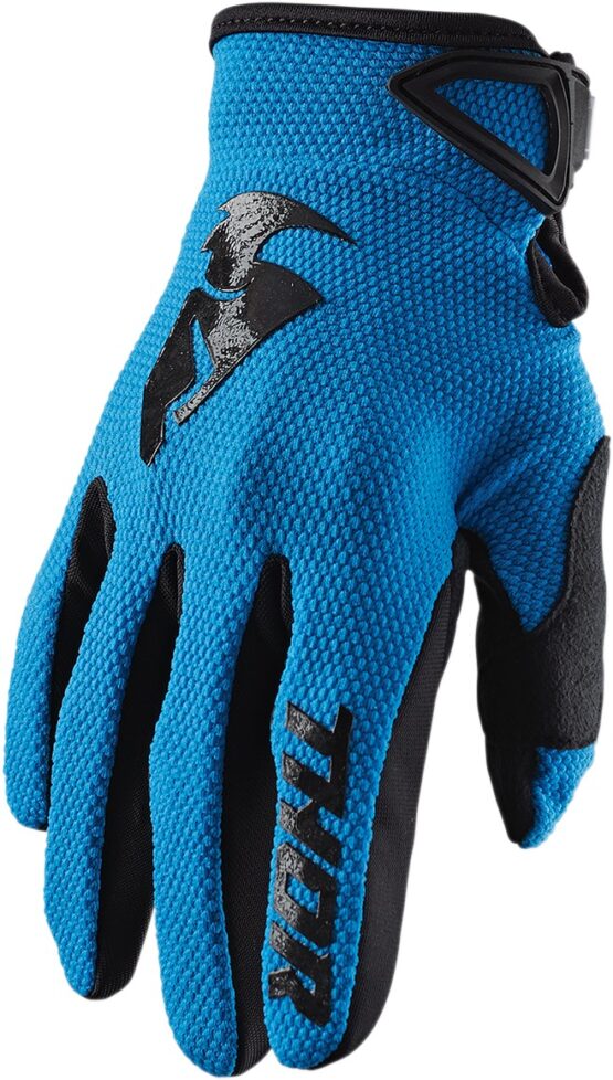 Thor Youth Sector Gloves Large Blue Black Unisex