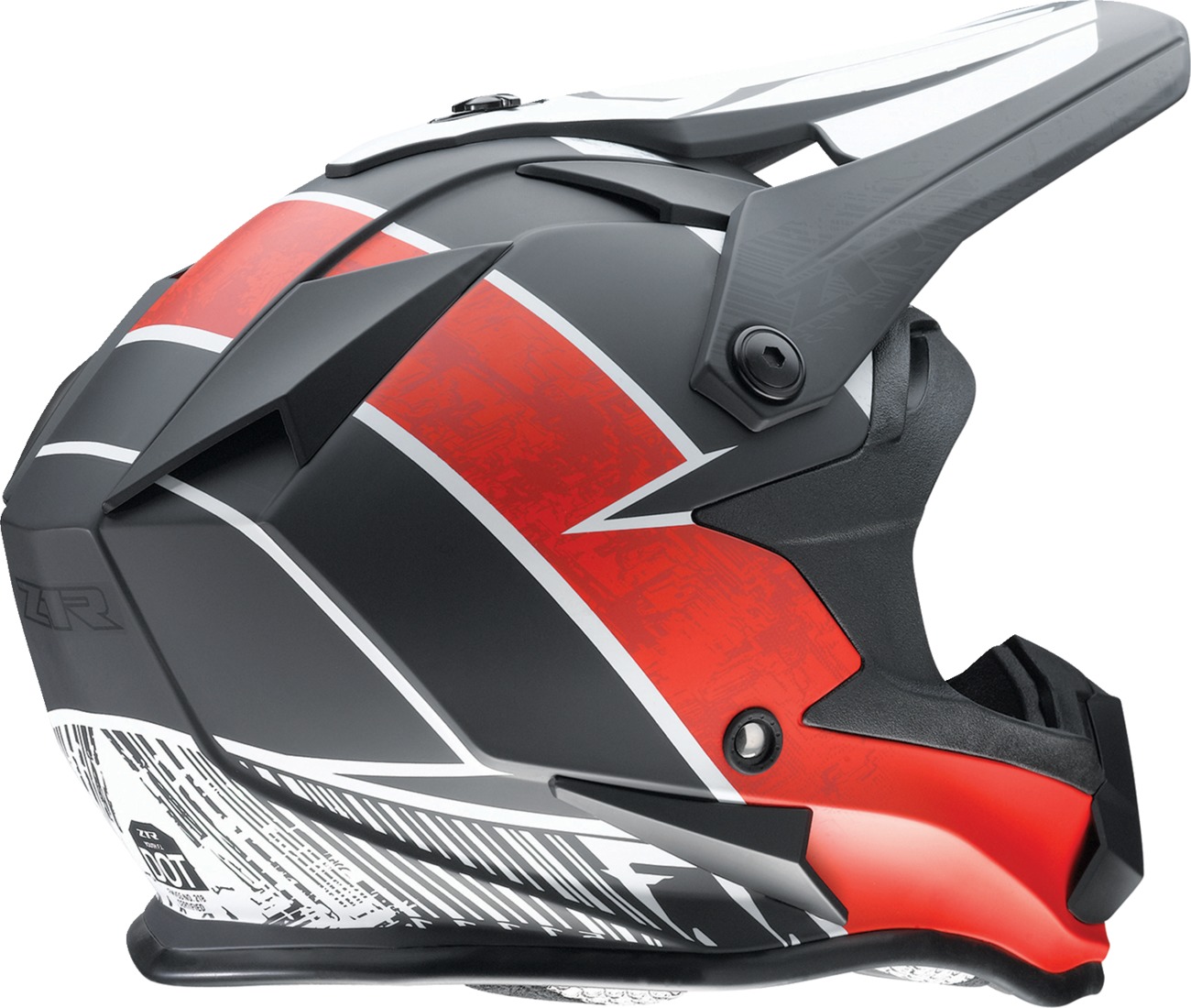 Z1R Youth F.I. Fractal MIPS Helmet Matte Black/Red M - Image 4