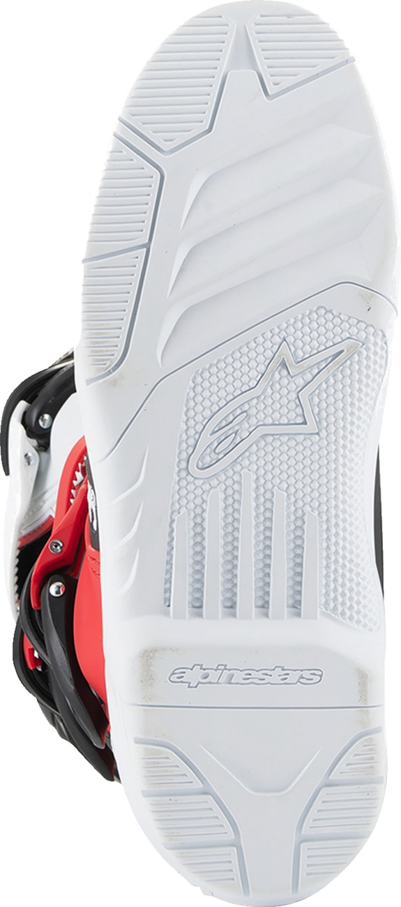 Alpinestars Youth Tech 3S Boots White/Black/Red US 2 / EU 34 - Image 4