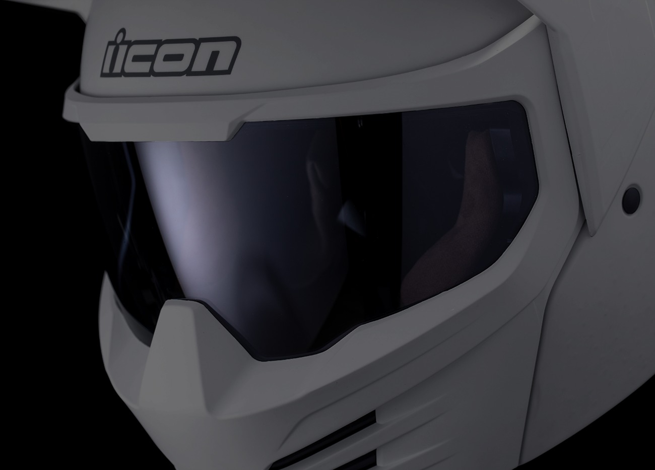 ICON Elsinore Monotype Helmet Matte Gray - Small - Image 15