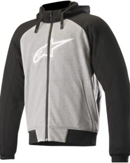 Chrome Motorcycle Armored Hoodie/Jacket Black/Gray/White US Medium