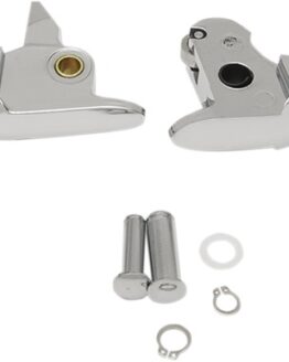 Slotted Aluminum Hydraulic Brake/Clutch Lever Set Chrome