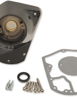 Drag Specialties Cam Cover Gloss Black Big Twin For Harley-Davidson
