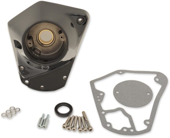 Drag Specialties Cam Cover Gloss Black Big Twin For Harley-Davidson