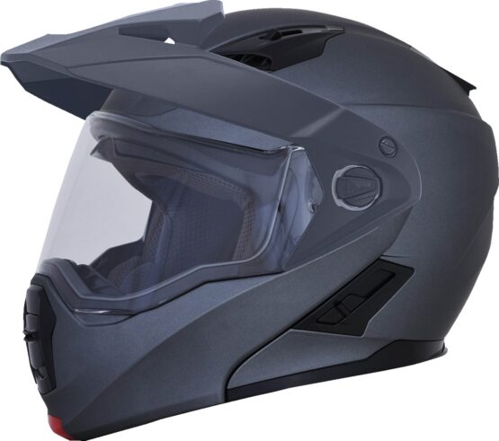 AFX FX-111DS Dual Sport Helmet Frost Gray Small - Image 4