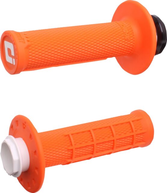 ODI Micro-X Half-Waffle V2 Lock-On Grips Orange/Black
