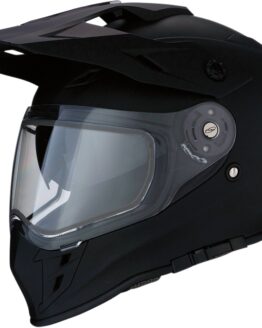 Range Solid Full Face Snow Helmet Matte Black Large
