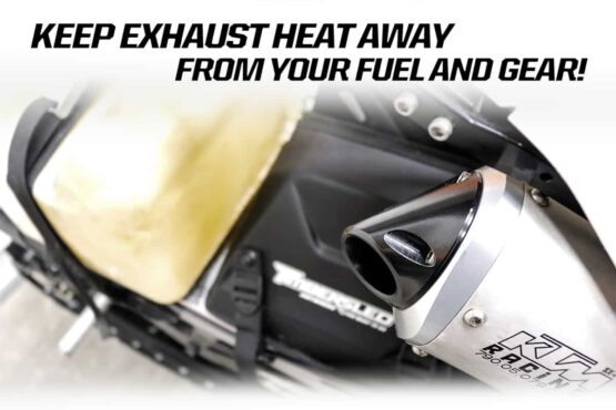Pro Moto Billet Side Shooter Spark Arrestor End Cap Black Fits CRF450R/X - Image 2