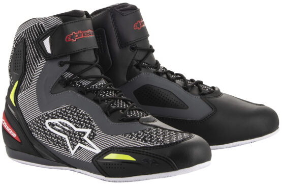 Alpinestars FSTR-3 Knit Shoe Black/Gray/Yellow Size 9.5