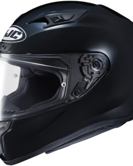 i10 Solid Black Full-Face Street Motorcycle Helmet 2X-Large
