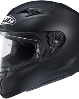 i10 Semi-Flat Black Full-Face Street Motorcycle Helmet X-Large
