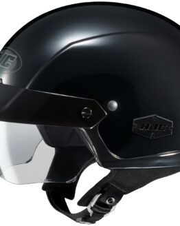 IS-Cruiser Solid Black Open-Face Half Helmet X-Large