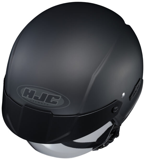 IS-Cruiser Matte Black Open-Face Half Helmet Small - Image 3