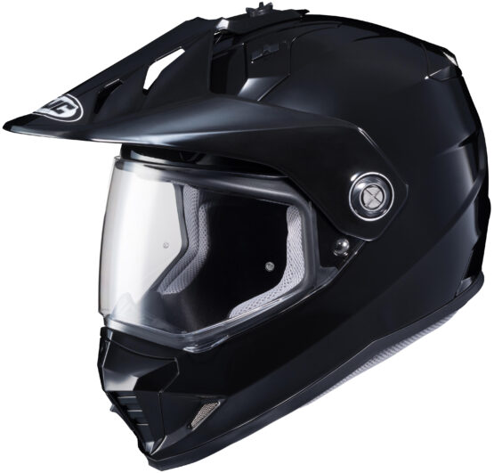 DS-X1 Solid Black Dual-Sport Helmet X-Large