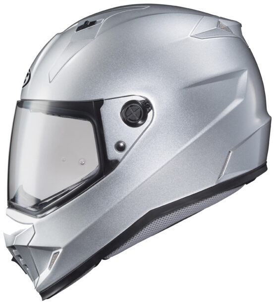 DS-X1 Silver Dual-Sport Helmet X-Small - Image 6