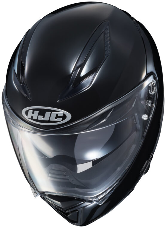 F70 Solid Black Full-Face Street Helmet X-Small - Image 5
