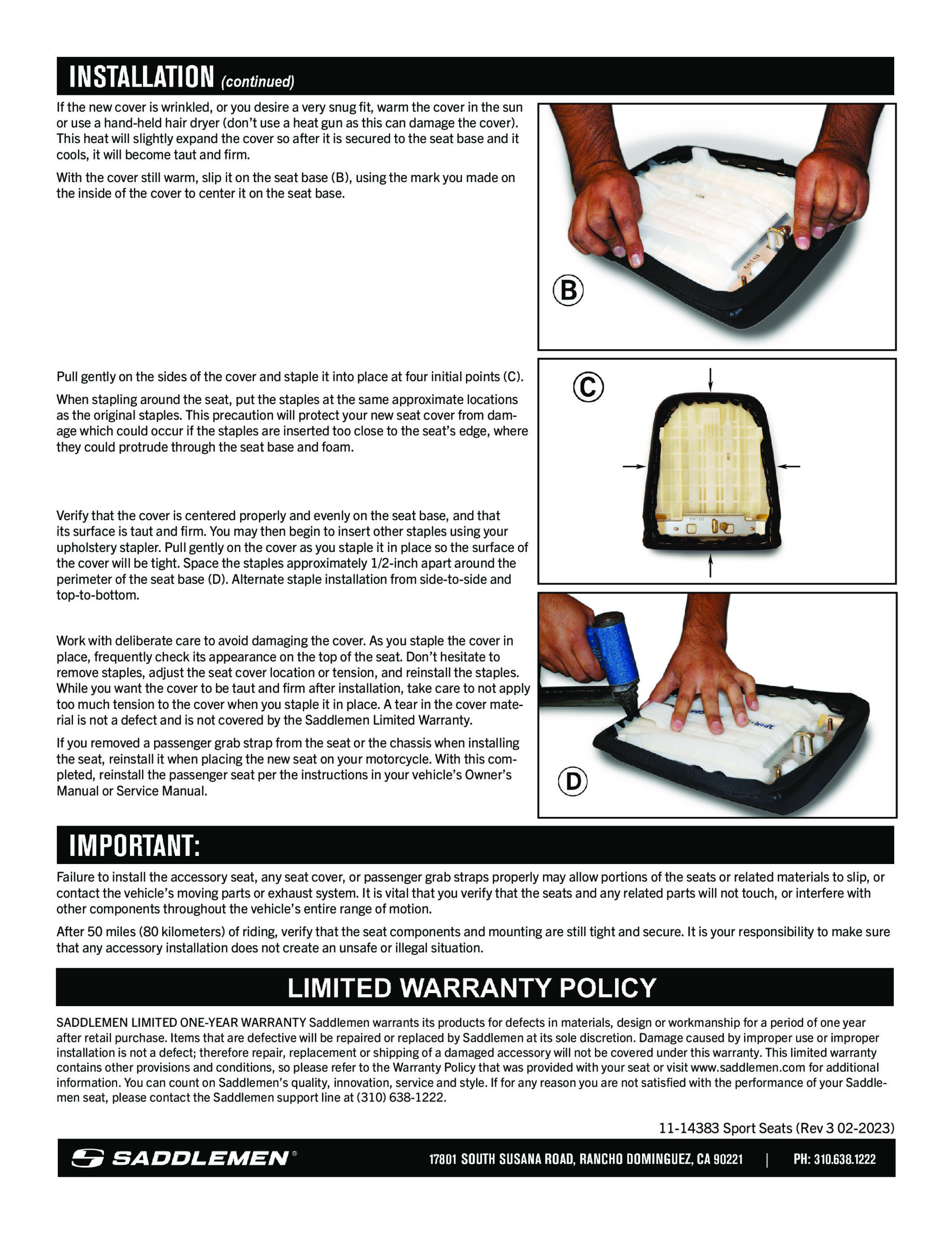 GP-V1 Gel Core Seat & Passenger Seat Cover - Image 4
