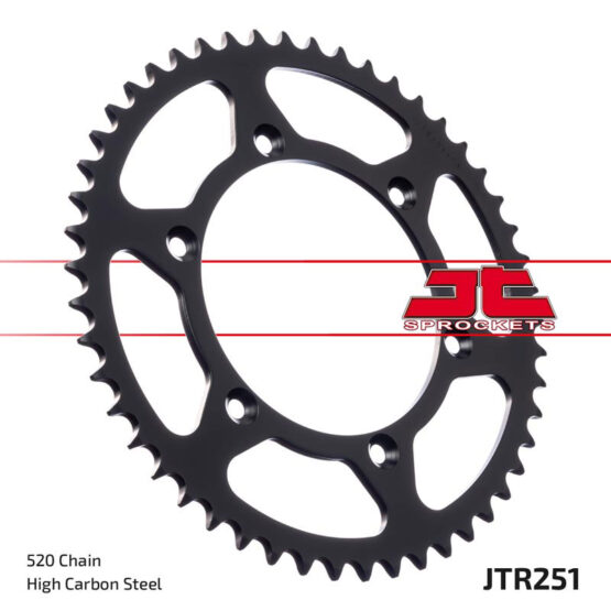 Steel Rear Sprocket Self Cleaning - 49 Tooth 520 - Image 2