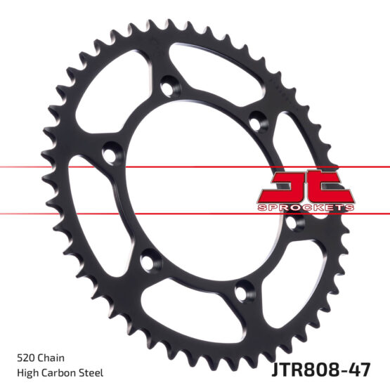 Steel Rear Sprocket Self Cleaning - 47 Tooth 520 - Image 3