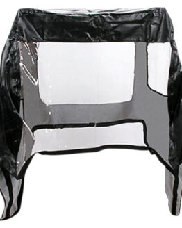 Moose Black UTV Cab Enclosure Fits 05-10 Kawasaki KAF400 Mule 600 610