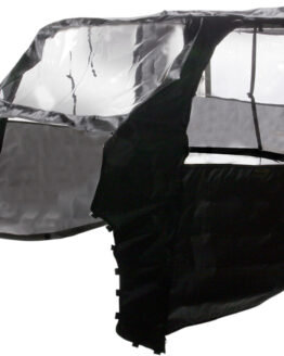 Black UTV Cab Enclosure