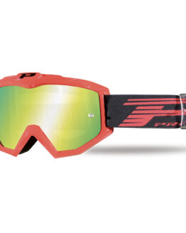 3201 Atzaki MX Goggles - White Frame w/ Multilayer Blue Iridium Lens