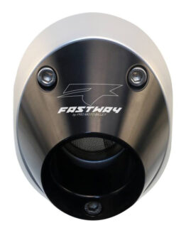 Spark Arrestor Exhaust End Cap - Black