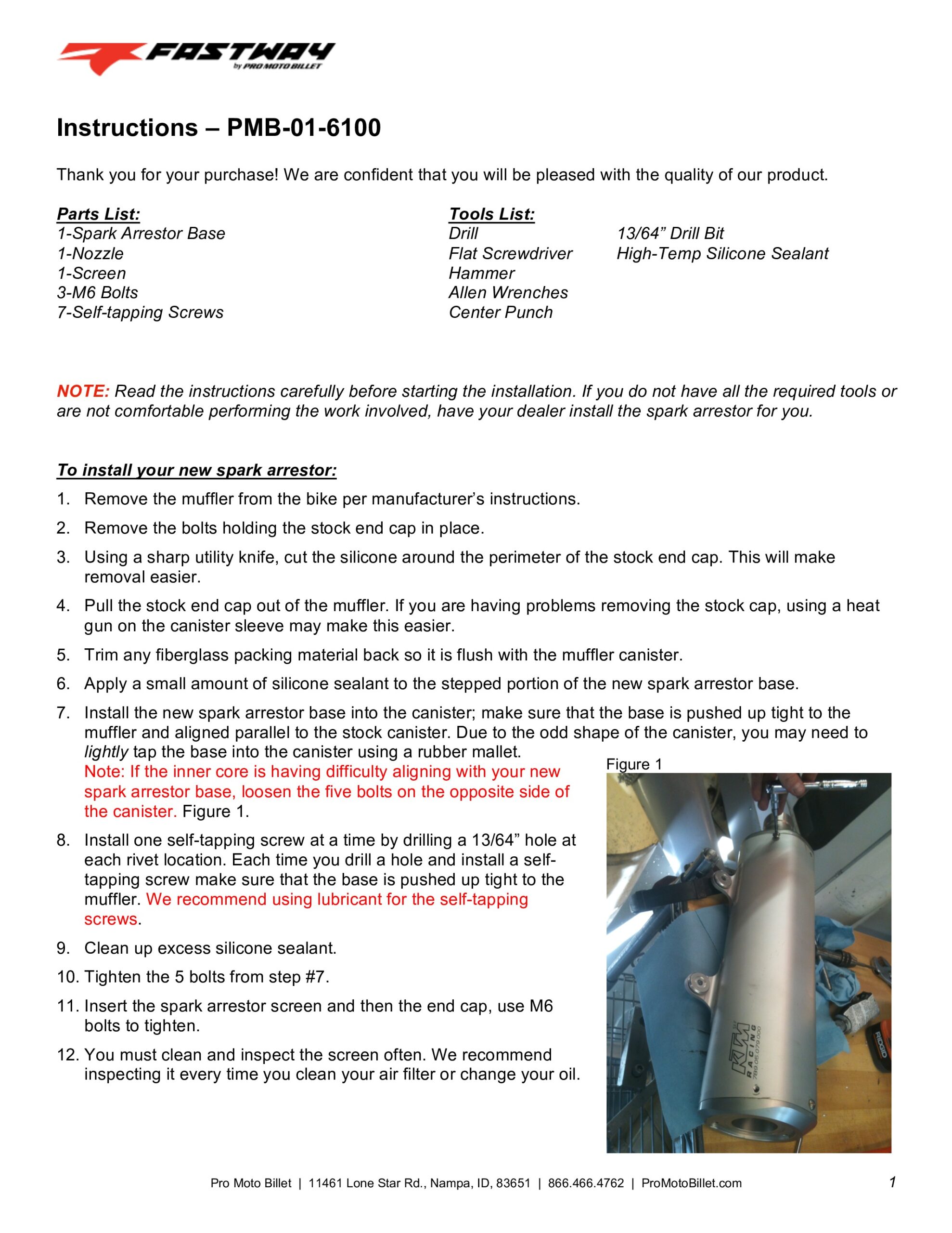 Spark Arrestor Endcap - Black End - Image 4